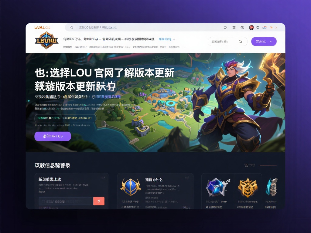 从LOL官方网站获取最新版本更新资讯